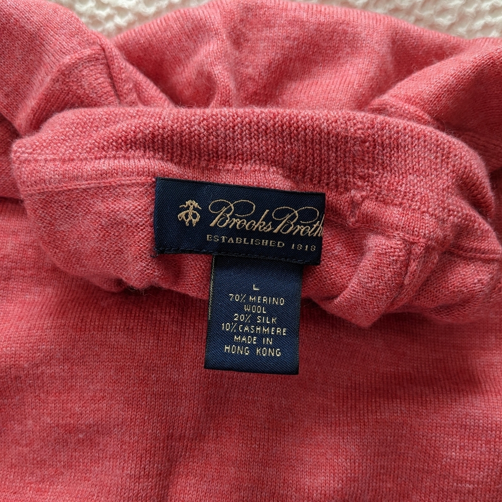 Brooks Brothers Merino/Silk/Cashmere Turtleneck
